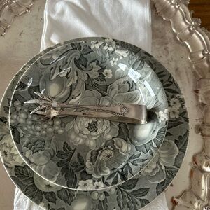 Silver Plated Claw Motif Tongs